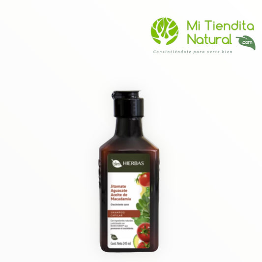 Shampoo Capilar Jitomate, Aguacate y Aceite de Macadamia