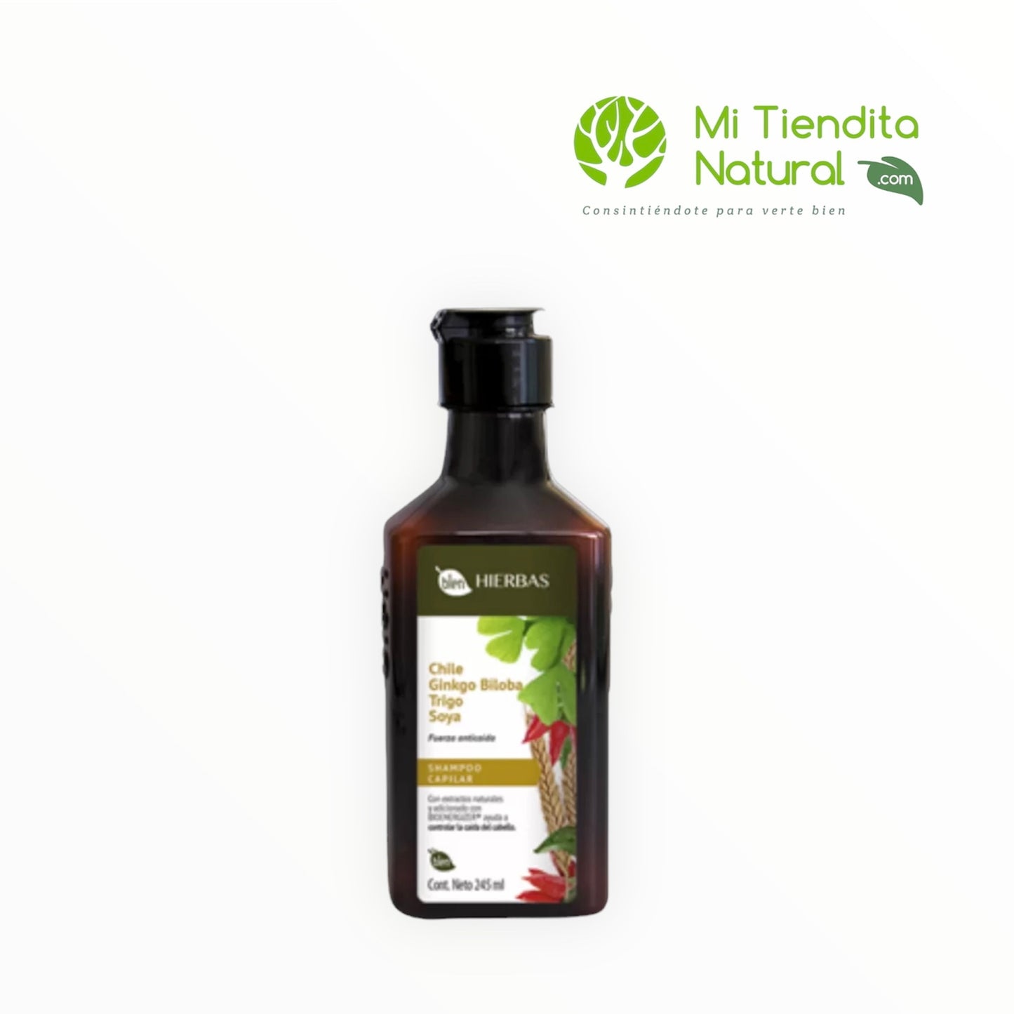 Shampoo Ginkgo Biloba y Chile