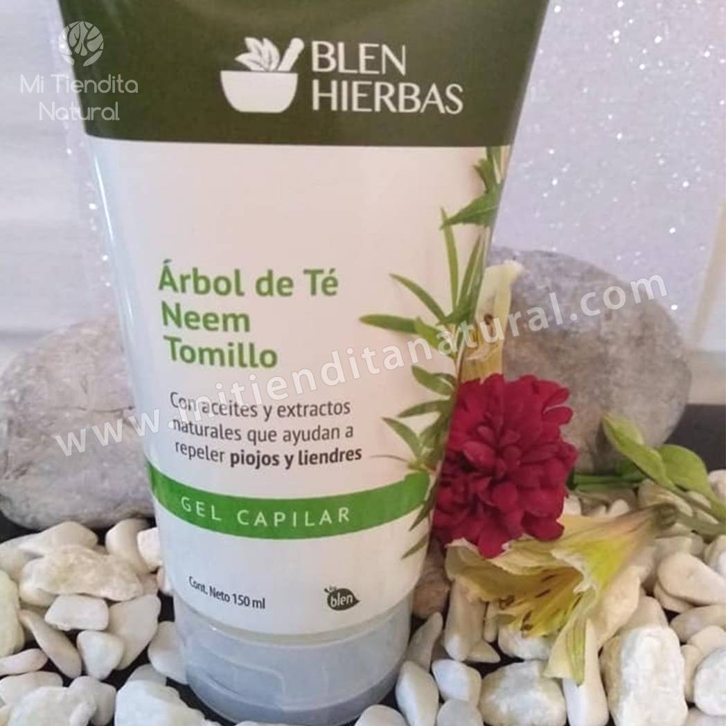 Gel Neem y Árbol de Té (Repelente piojos y liendres)